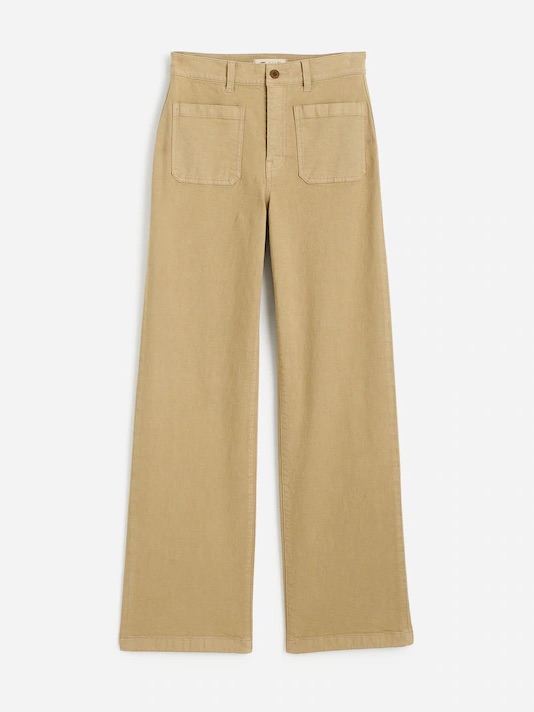 New W/ Flaw Madewell The Petite Emmett Wide-Leg Pant: Patch Pocket Edition 29p
